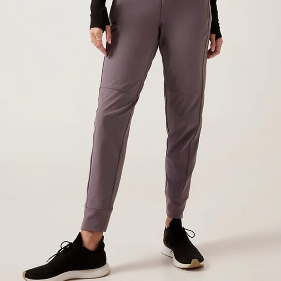 Athleta Headlands Hybrid Trek Jogger Womens16 Petite Dusk Violet, Like New - Picture 2 of 5